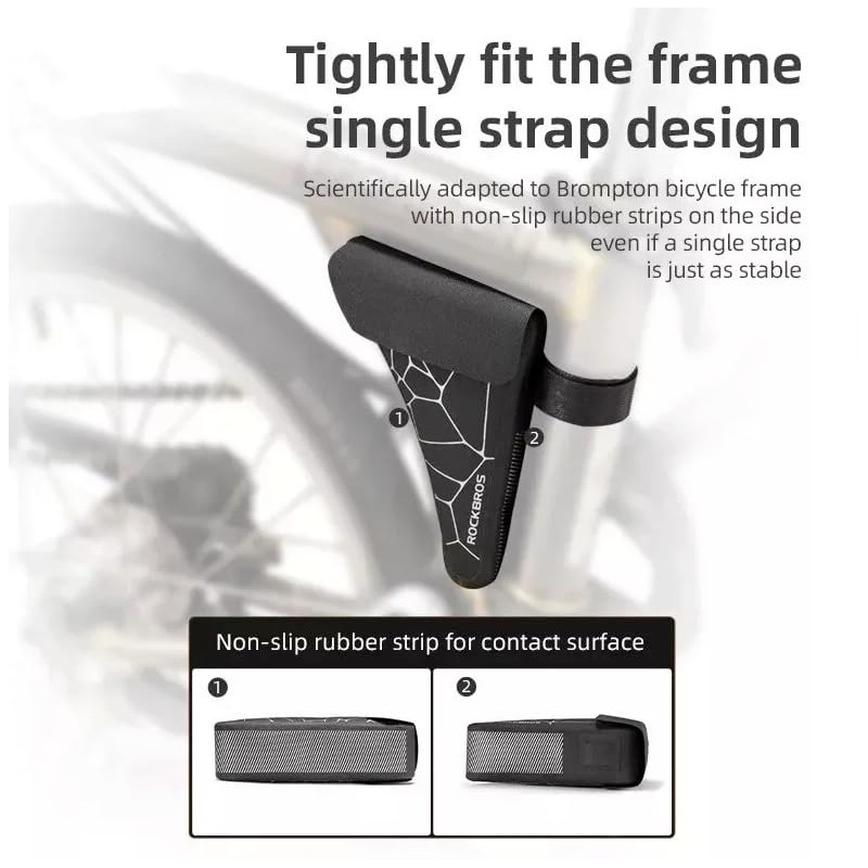 London Craftwork Lightweight Mini Triangle Bike Tool Bag for Brompton