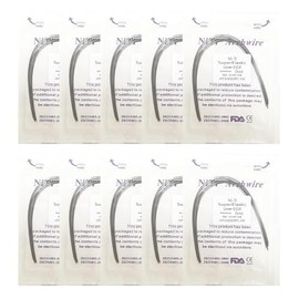 Dentasop 100 Piezas Arcos Niti, Arcos Ni-ti, Archwire Niti, Arcos Dental, Arcos Ortotoncia, Archwire Dental, Ortodontic Wires, (18 Inferior)
