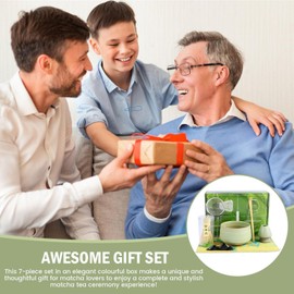 Matcha Making Kit | Ceramic Japanese Tea Set Matcha Kit,Japanese Tea Ceremony Set, Matcha Accessories & Tools Kit for Matcha Green Tea Powder Making