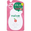 Naive Body Soap Formulated with Peach Leaf Extract, Refill, 12.8
