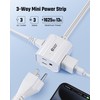 Extension Cord 6ft SUPERDANNY Mini Power Strip Ultra Right Angled