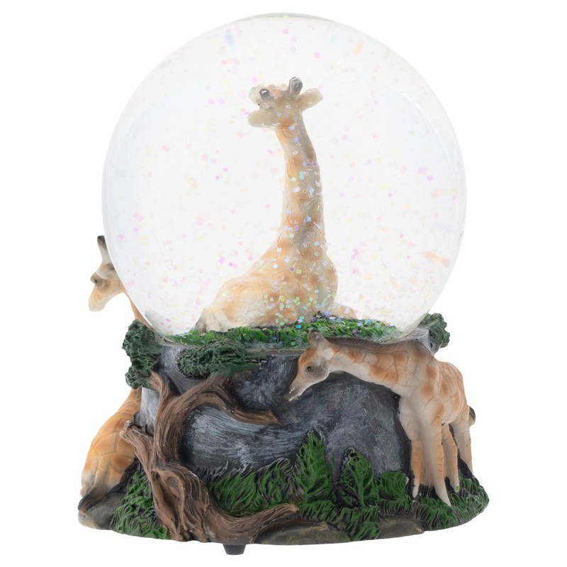 Elanze Designs Giraffe Friend Couple 100MM Sturdy Wind Up Musical