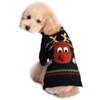 NACOCO Rudolph The Red Nose Rendeer Sweater Pet Holiday Clothes