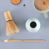 Matcha Tea Set Bamboo Matcha Whisk, Ceramic Whisk Holder, Tea Scoop,