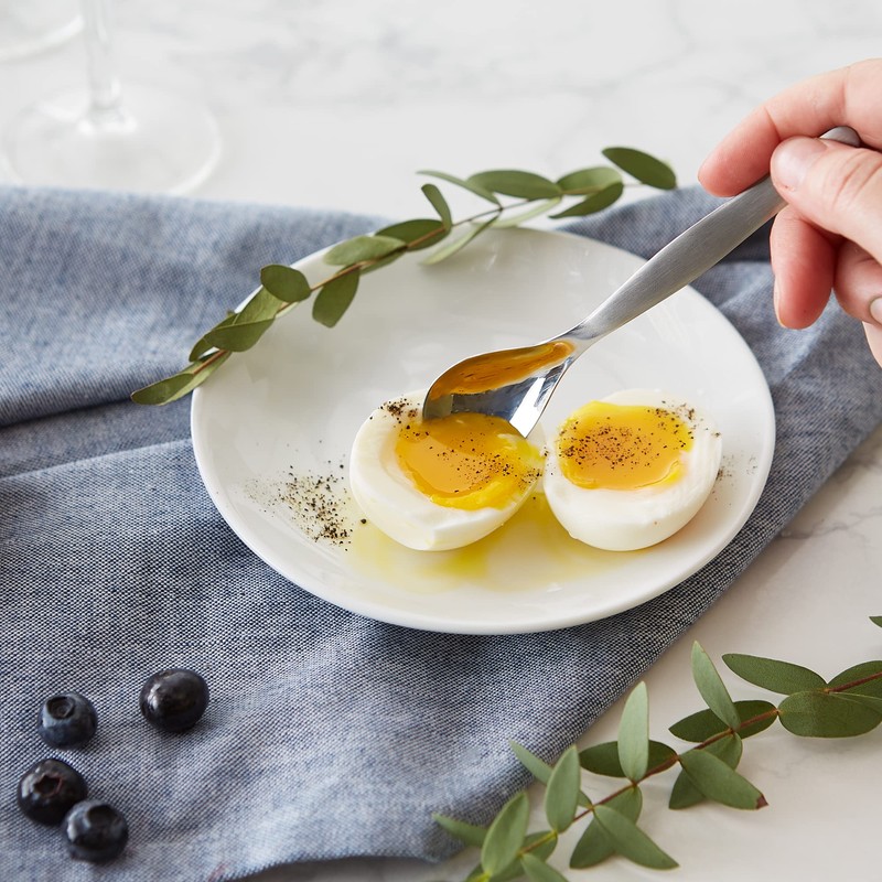 RSVP International Poached Egg Spoon, 4 Piece Set Multipurpose Use