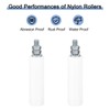 uxcell Gate Roller Guide Adjustable, 6" Sliding Gate Nylon Roller