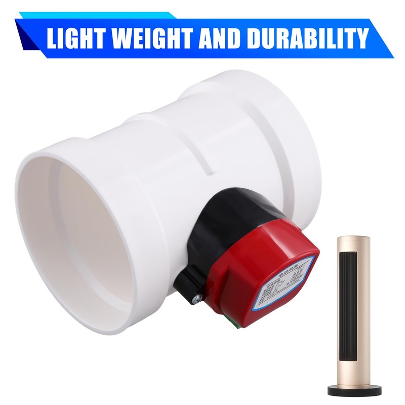 Plastic Motorized Damper PVC Check Valve Air Duct Volume Controller