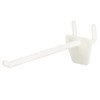 sourcing map Plastic Pegboard Hooks 4 Inch Fits 1/4 Inch