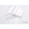 Clear Zip Bags - Pack of 100 - Thickness 50
