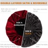 Himoswis Reversible Satin Bonnet for Men,Bonnets for Black Women Sleeping,Men