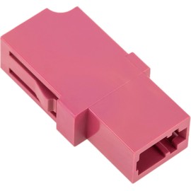 CableMarkt - LC-zu-LC-Rosa-Multimode-OM4-Simplex-Glasfaseradapter