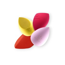 Beauty Blender Make up Schwamm, real techniques schwamm, Trocken/Nass Dual-Use, Umweltfreundlich, Ideal für Anfänger und Profis, 4 Samtweicher Traum-Schwämme set