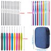 Weabetfu 102pcs Crochet Hooks Set Crochet Hook Kit with Case