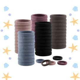 110 pcs Hair Ties for Women and Men,Hair Bands,Hair Ties, Hair Elastics for Women (Dark color)