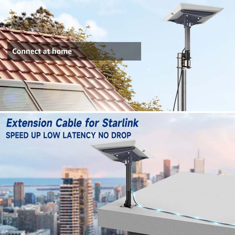 for Starlink Cable IP68 Waterproof 1200Mbps Smooth Transmission Extender Cable