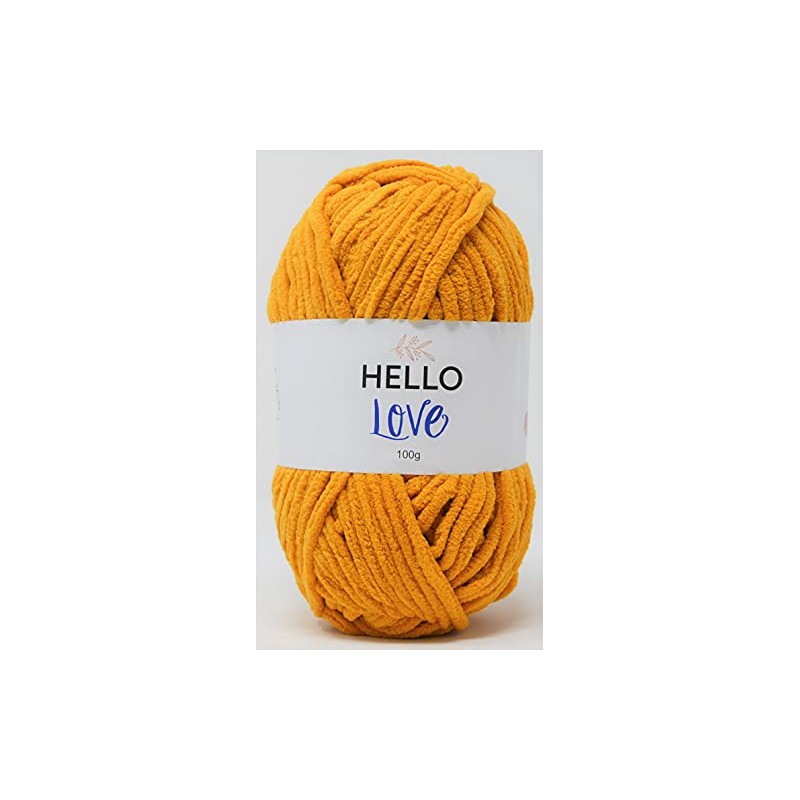 Hello Love Yarn, Gold, 100g