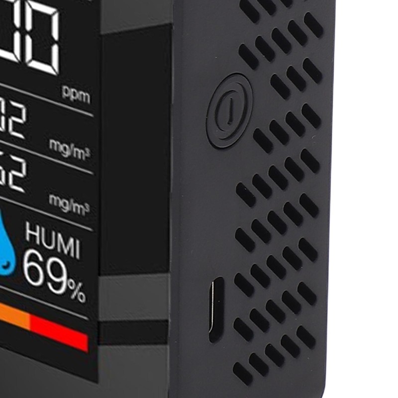 5 in 1 Air Quality Monitor LCD Color Screen CO2