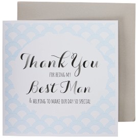 Claire Giles Quill "Thank You for Being My Best Man" Wedding Card