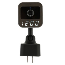 WiFi Security Camera 1080P HD Plug and Play Smart Wireless Security Camera with Time Display 100‑240V US Plug