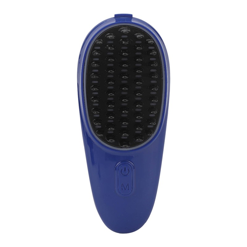 Electric Scalp Massager Brush Vibration Red Blue LED Fatigue Relief