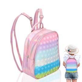 Sensory Backpack for Girls,Bubble Popper Backpack – Charming Backpack, Exciting Stress Reducer Daycare Bag