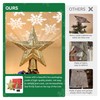 Yescom 2 Pack Christmas Tree Topper Star Electric Big,Plastic 3D