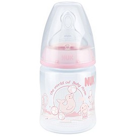 Nuk 10215129 Bottle with Sucker "First Choice", 150 ml, pink
