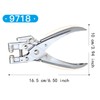 perfeclan Grommet Eyelet Plier, Belt Hole Puncher for Sealing Punching,
