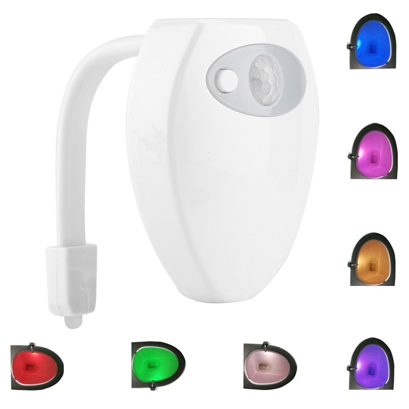 Mini Toilet Lamp USB Charging Body Induction Night Light with