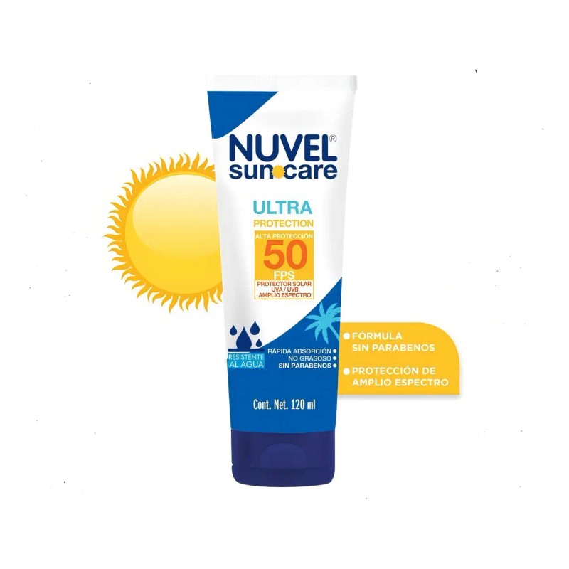 Protector Solar Nuvel Suncare Fps 120ml Adulto