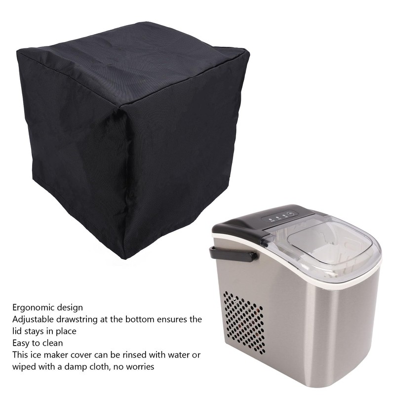 Ice Maker Cover, Waterproof Dustproof Cover for Portable Ice Makers