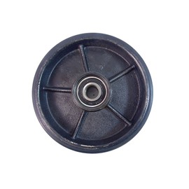 Pallet Jack Steer PU Wheel- 7" Diameter x 2" Wide 20 mm ID