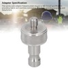 Prism Adapter Knurling Stainless Steel M8 Thread Survey Pole Adapter