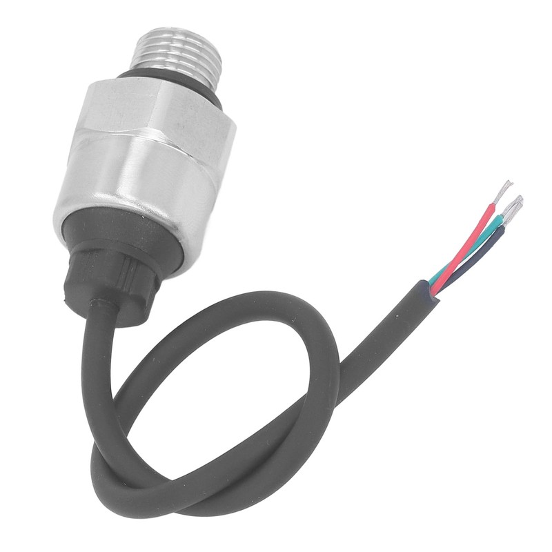 G1/4 Pressure Sensor Easy Installation High Sensitivity 5-12V 1MPa Stainless