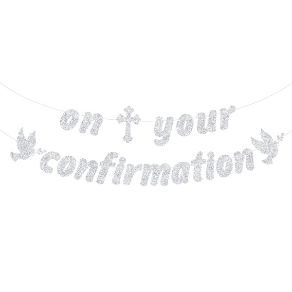 On Your Confirmation Banner, Baptism Banner, First Holy Communion, Baby
