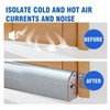 MIAO STEWARD Automatic Door Sweeping Aluminum Alloy 36-inch Surface-Mounted Type,