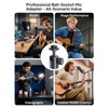 Ball and Socket Head Microphone Adapter with Angle Adjustment [All