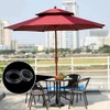 2 Inch 2 Set Silicon Patio Table Umbrella Hole Ring