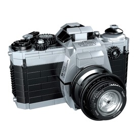 Small Block Building Figure Reproduction Semi-Automatic Mechanical SLR Camera