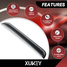 Unbranded 42.5" Moon Sunroof Wind Deflector Visor Window Top Rain Snow Guard Universal