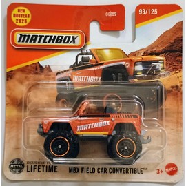 Matchbox 2025 MBX Field Car Convertible [Orange] Orange 93/125