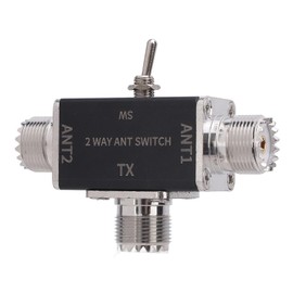 100W Antenna Switch, SO239 Interface, Manual Antenna Selector, 2 Way Antenna Splitter