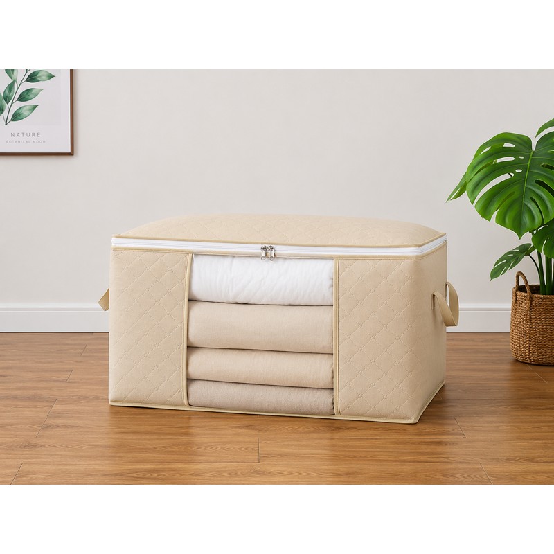 3-Pack Large Storage Bags for Closet Organization – Moisture-Resistant Non-Woven