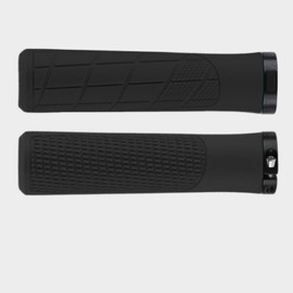 ANDINUS MTB City 135mm Rubber Grips Soft Ergonomic Grip with Adjustable Clamp Available in Red, Orange, Blue, Brown and Black