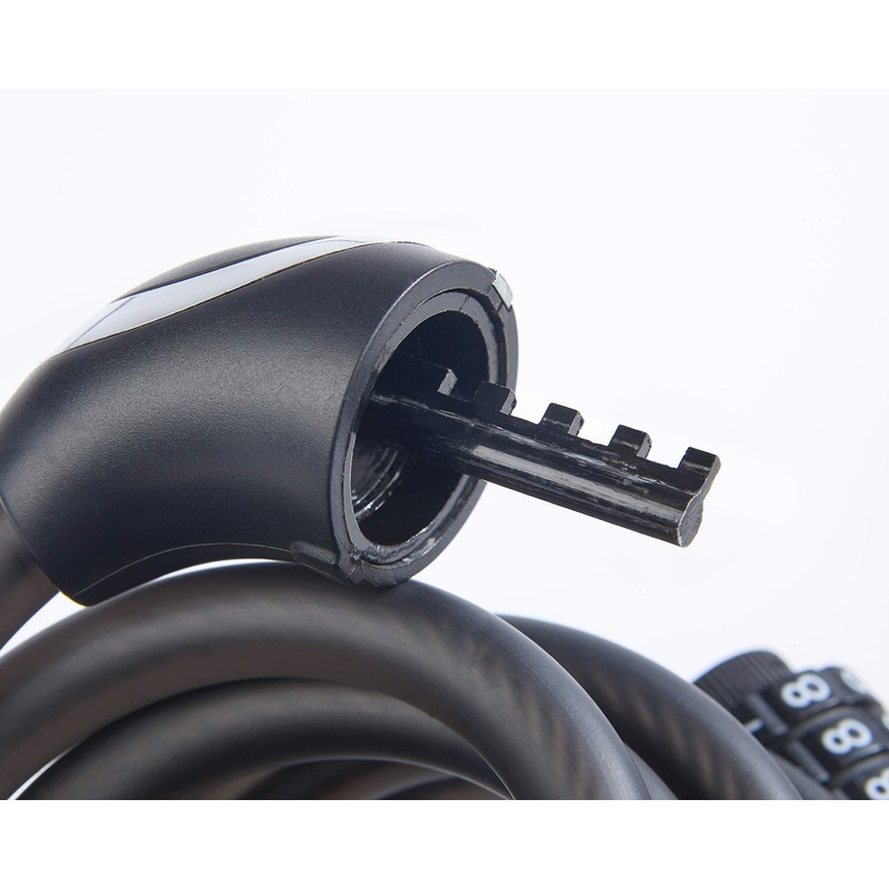 DANSI 44102 Combination Lock with Programmable Code Black