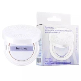 Farmstay 브라이트닝 퍼플 톤 업 쿠션 15g Brightening Purple Tone-Up Cushion 15g [[0001]Basic Product]