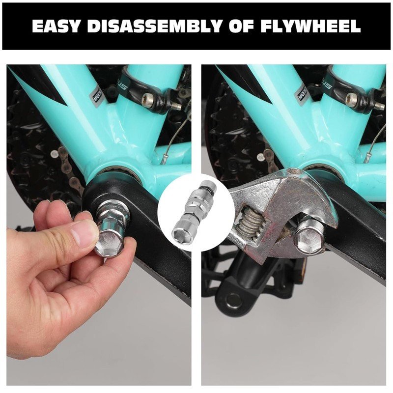 KEPYATI Bicycle Crank Puller, Bicycle Crank Removal Tool, Square Crank