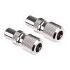 2 x Male Coax/ Coaxil TV Aerial Connector Plug for