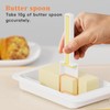 LOVFE Airtight Butter Dish with Lid and Knife Spreader for