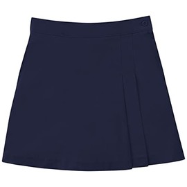 Classroom School Uniforms Little Girls Stretch Double-Pleated Scooter, Dark Navy, 5